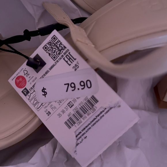 Zara Cream Heels - Picture 4 of 6